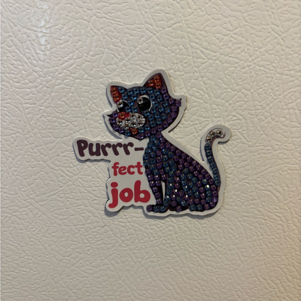 Colorful Cat Magnet